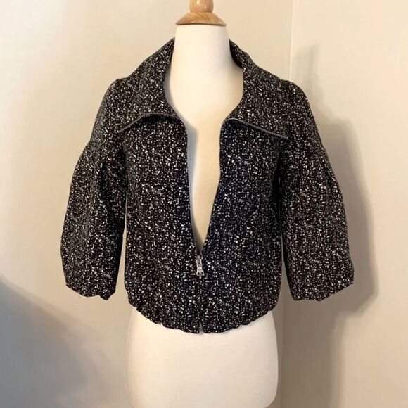 Women's Express Design Studio Peplum Sleeve Jacket - Picture 1 of 8